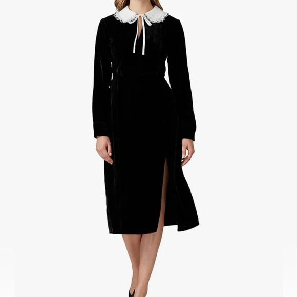 Sweet Baby Jamie
Black Collared Velvet Dress size small - Picture 3 of 14